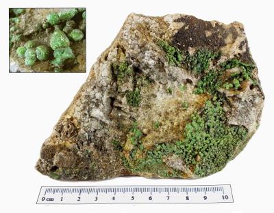 Pyromorphite, Aberdaunant. (CWO) Bill Bagley Rocks and Minerals