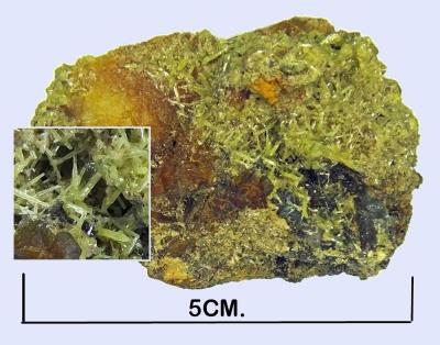 Pyromorphite, Caldbeck. Bill Bagley Rocks and Minerals