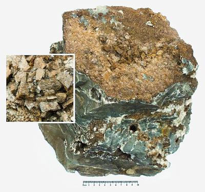 Siderite, Siglenlas mine. (CWO) Bill Bagley Rocks and Minerals