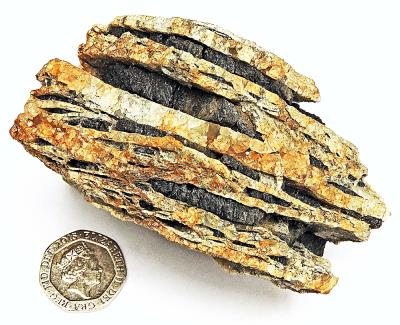 Sphalerite / Quartz, Bryn y Rafr. (CWO) Bill Bagley Rocks and Minerals