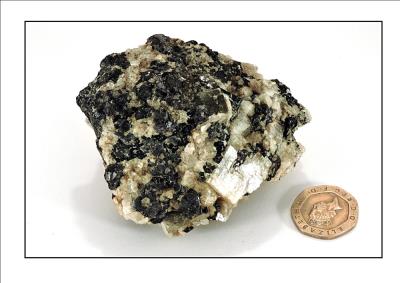 Sphalerite, Galena and Calcite 1, Nantiago. (CWO) Bill Bagley Rocks and Minerals
