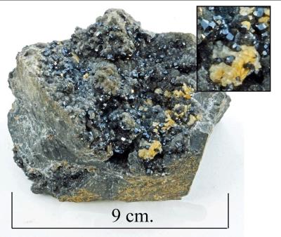 Sphalerite, Origin unknown. Bill Bagley Rocks and Minerals