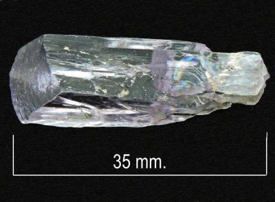 Spodumene, Kunzite var., Origin unknown. Bill Bagley Rocks and Minerals