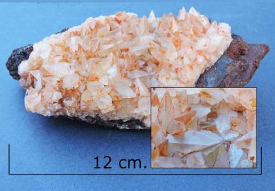 Calcite, Origin unknown. Bill Bagley Rocks and Minerals