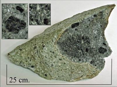 Tonalite, from Coed-y-Brenin. Bill Bagley Rocks and Minerals