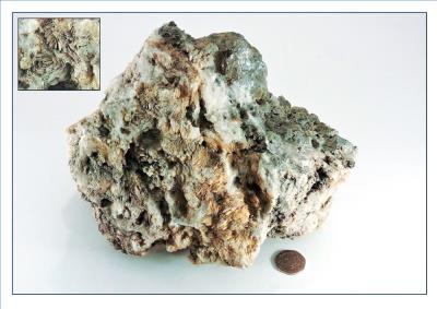 Baryte, Gorn mine. (CWO) Bill Bagley Rocks and Minerals