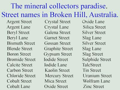 Collectors Paradise. Bill Bagley Rocks and Minerals