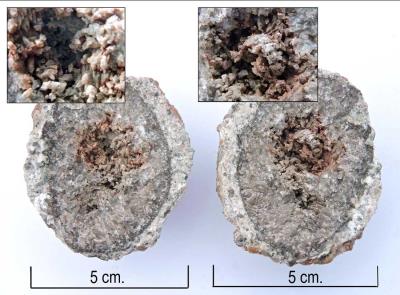 Calcite geode, Bridgenorth. Bill Bagley Rocks and Minerals