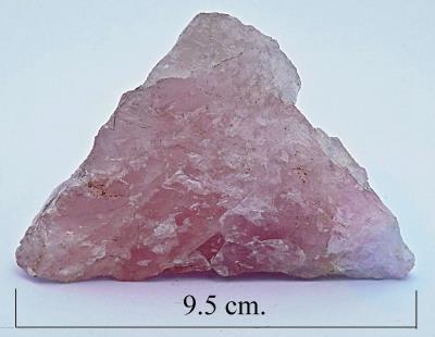 Quartz, Rose var. Bill Bagley Rocks and Minerals